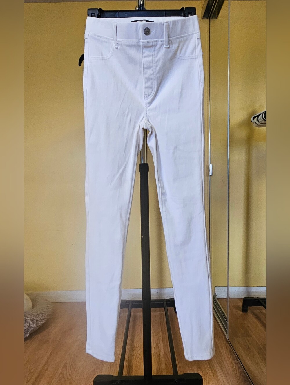 Rewash White Stretch Denim Jeans